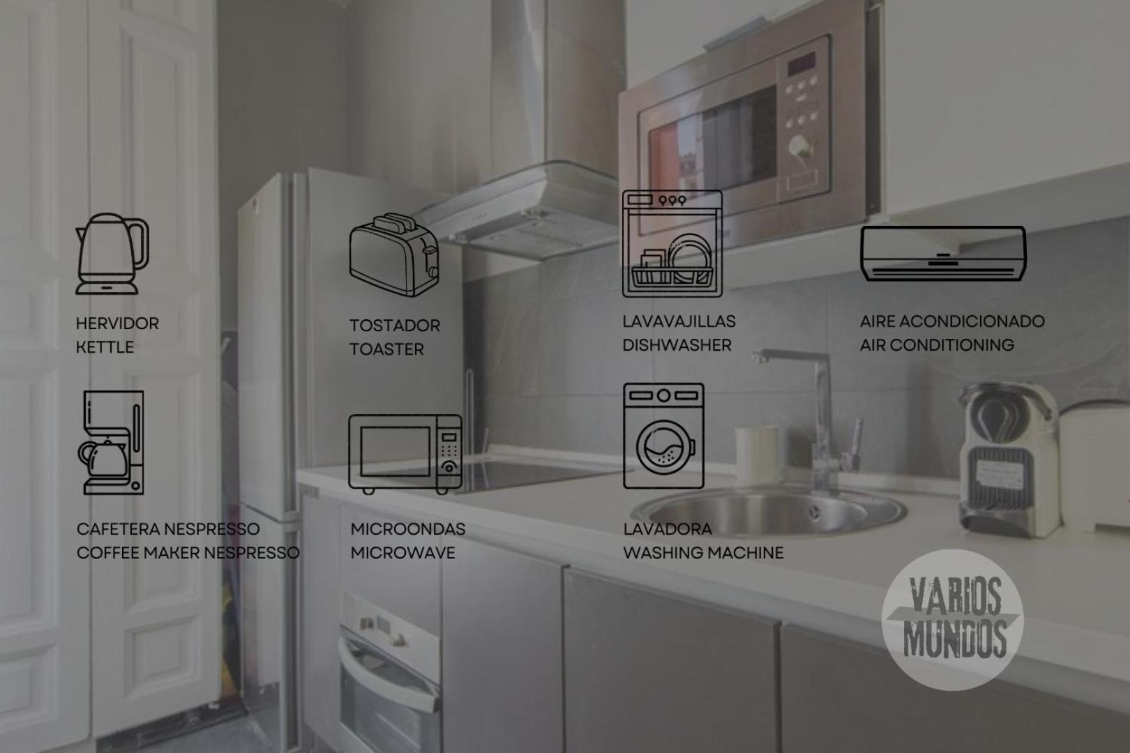 Great Apt Para 6Pax In The Heart Of Madrid Center Zewnętrze zdjęcie