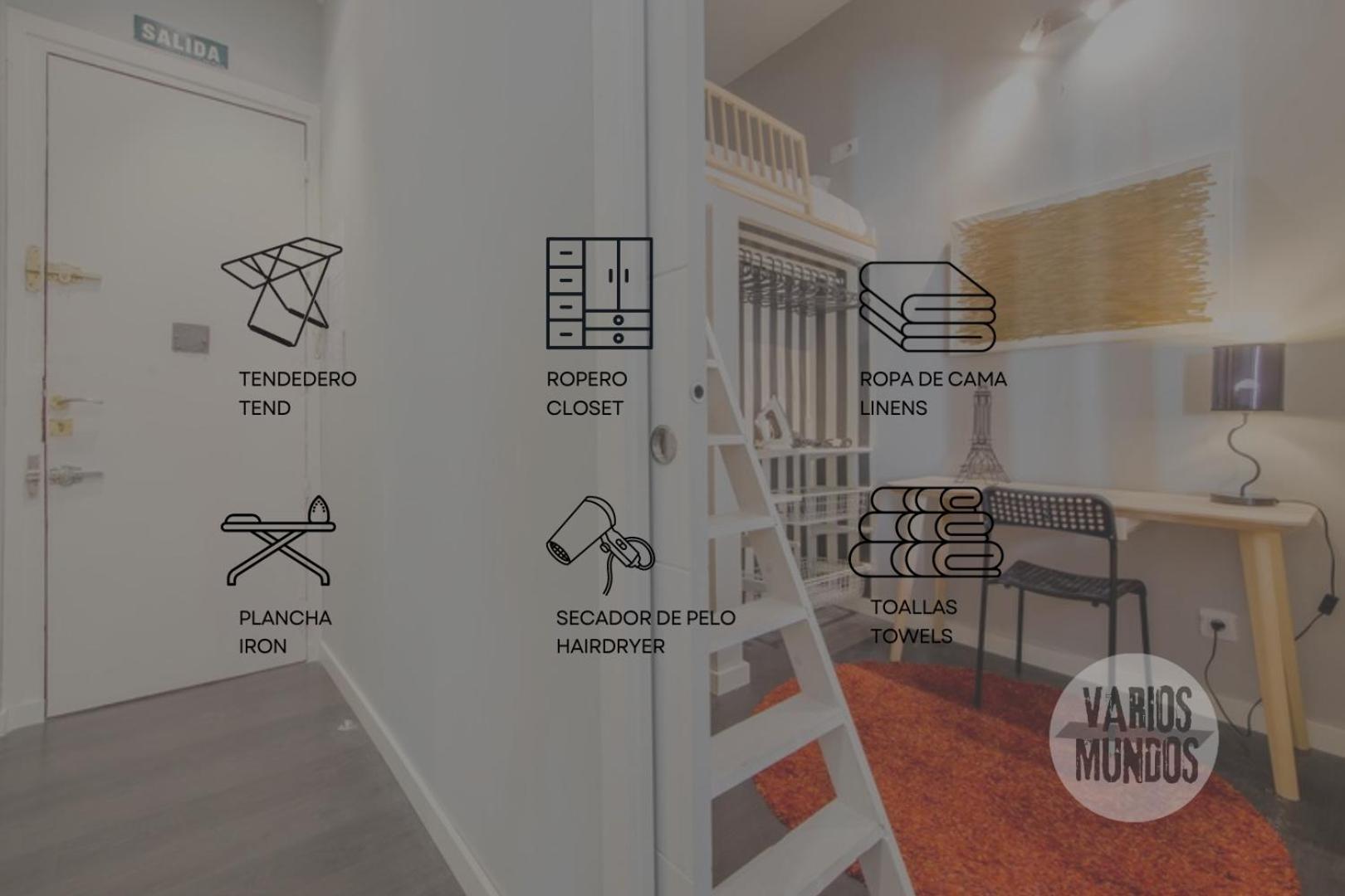 Great Apt Para 6Pax In The Heart Of Madrid Center Zewnętrze zdjęcie
